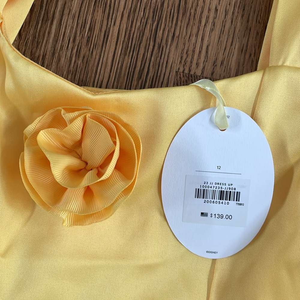 NWT Disney Princess Belle Dress and Headband by Janie and Jack - Picture 2 of 5